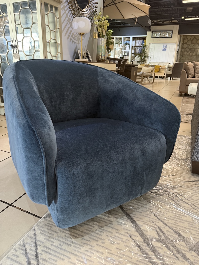 Sillón  Giratorio Azul